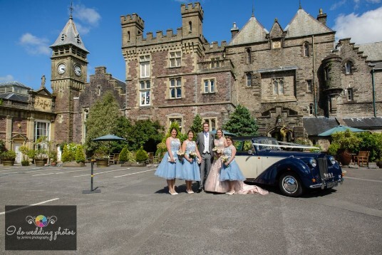 Swansea Wedding Reception Venue Craig y Nos CastleCraig y Nos Castle Courtyard