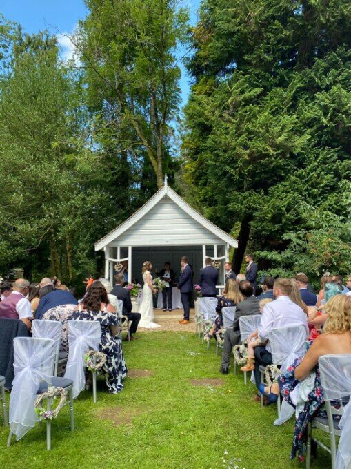 Summerhouse Wedding Ceremonies Craig y Nos Castle