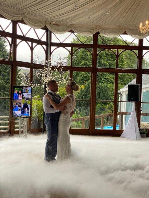 Craig y Nos Castle Conservatory first dance on clouds