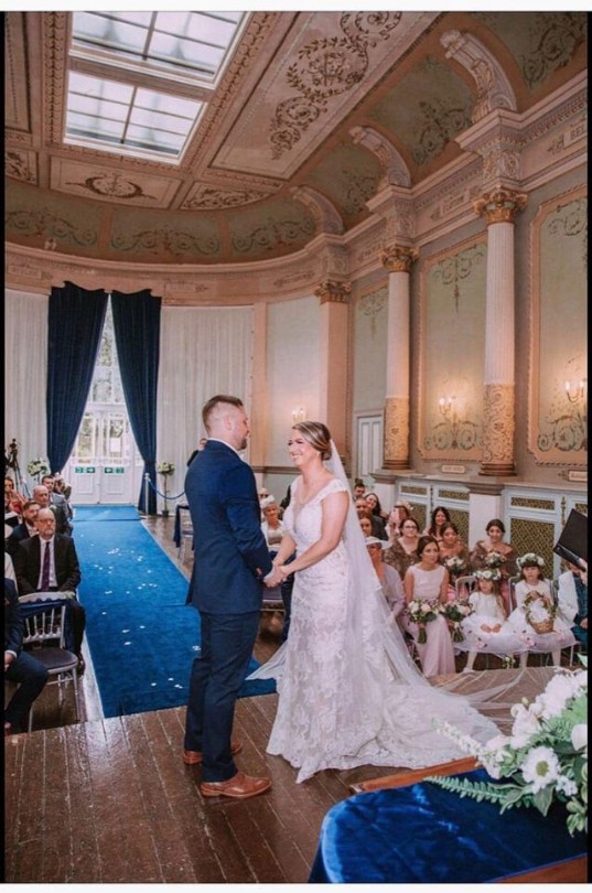 Marriage Venue Wales Craig y Nos Castle Ceremony Room 