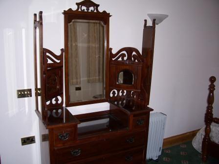 Craig y Nos Castle Accommodation Room AB16 master bedroom's dressing table Wedding Venues South Wales - Craig y Nos Castle Accommodation Room AB16 master bedroom