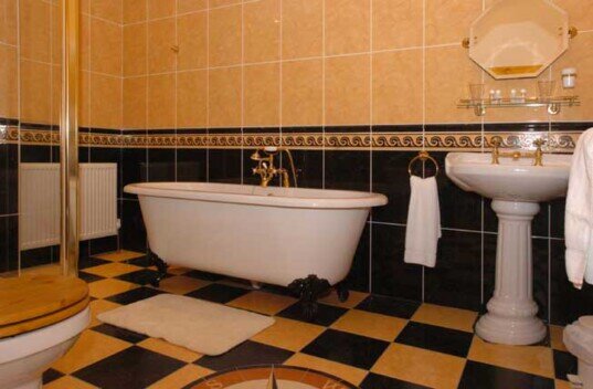AB21 Bathroom at Craig y Nos Castle wedding venue Mid Glamorgan AB21 Bathroom at Craig y Nos Castle wedding venue Mid Glamorgan