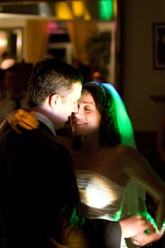 Bride and groom at South Wales Wedding Venue Craig y Nos Castle