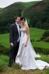 Chris Barroccu Wedding Photographer Bride and Groom in countryside