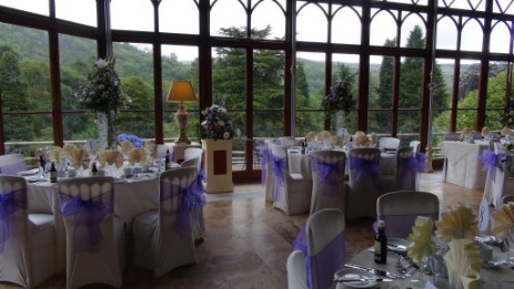 Craig y Nos Castle wedding venue for Reading Conservatory with views over Brecon Beacons Craig y Nos Castle wedding venue for Reading Conservatory with views over Brecon Beacons