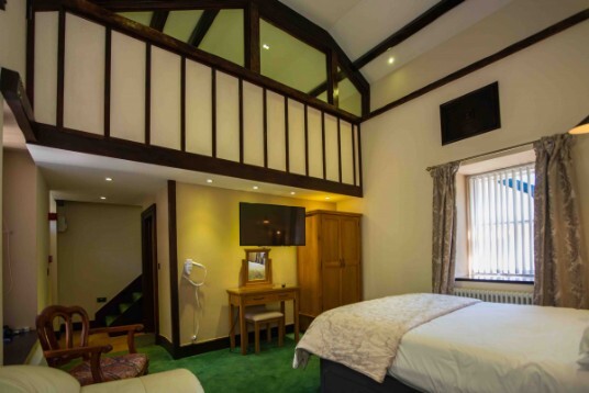 Room 21 en-suite at Craig y Nos Castle Wedding Venue Pontardawe