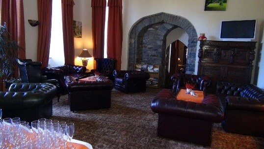 The Nicolini Lounge at Craig y Nos Castle Wedding Venue in South Wales