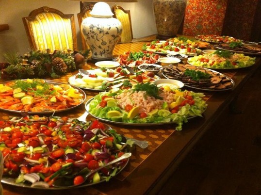 The Gala Buffet at Craig y Nos Castle The Gala Buffet at South Wales Wedding Venue Craig y Nos Castle