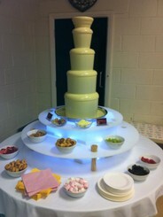 Giant Chocolate Fountain Swansea Weddings