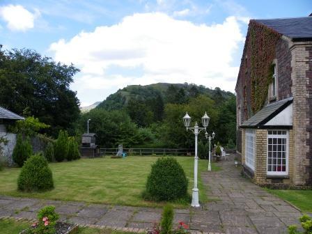 Wedding Venues South Wales - Craig y Nos Castle Theatre Gardens rear of castle