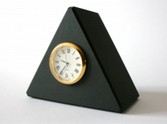 Inigo Jones Slateworks black slate clock