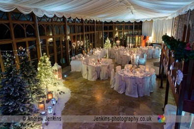 Craig y Nos Castle Conservatory by Andrew Jenkins Wedding Photograper South Wales