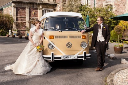 Vokswagon Camper Wedding Car