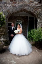 Kevin John Wedding Photography Bridal Couple at Craig y Nos Castle South Wales