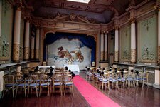 Kevin John Wedding Photography Ceremony Room at Craig y Nos Castle South Wales