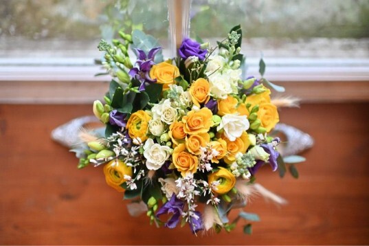 Bristol Wedding flowers at Craig y Nos Castle