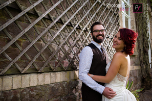 Photography First Wedding Photography Couple at Craig y Nos Castle in South Wales