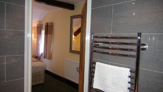 The en-suite bathroom in theatre loft room Wedding Venues Wales - Theatre Loft en-suite Bathroom